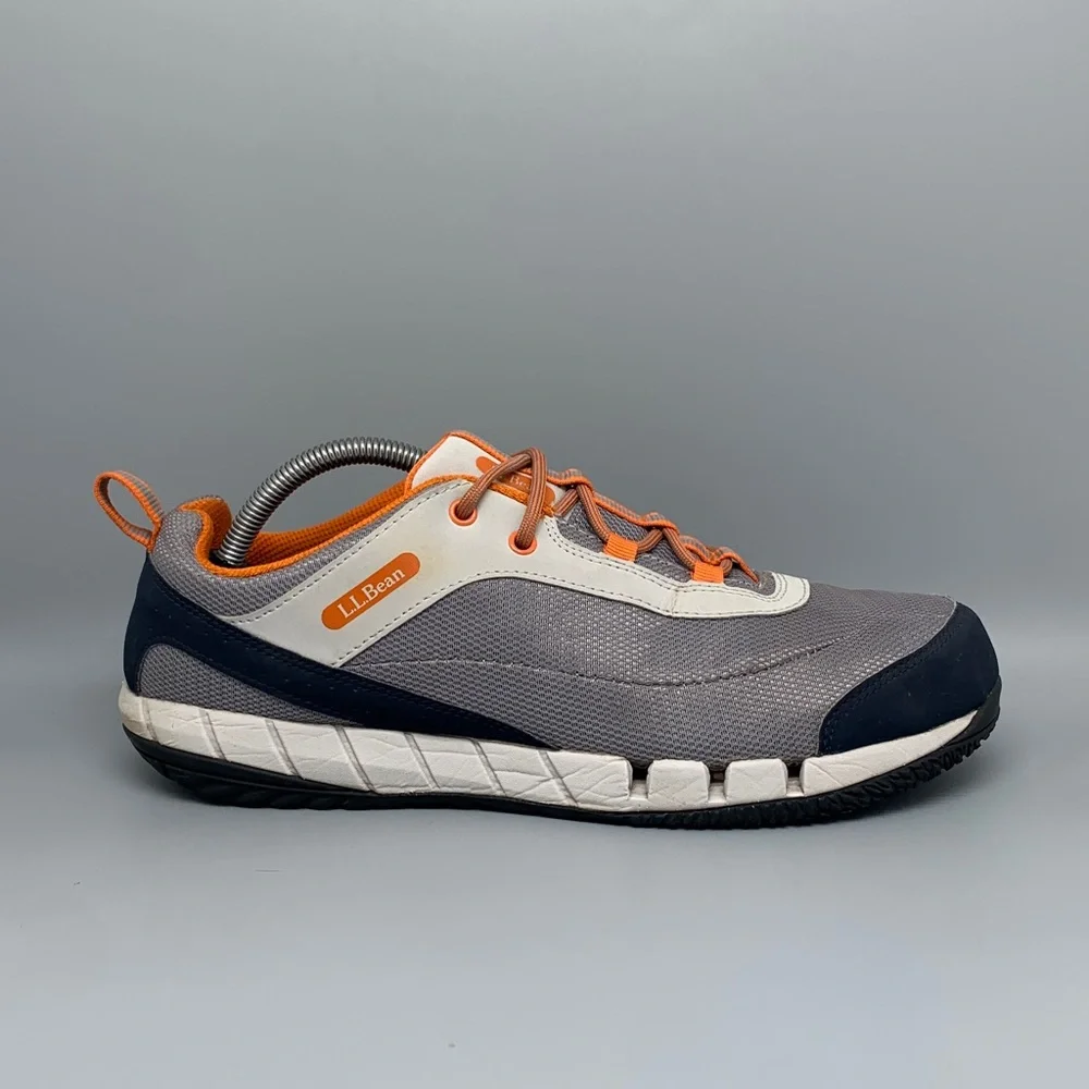 L.L.Bean Gray Orange Water Shoes Men’s Sz‎ 10.5